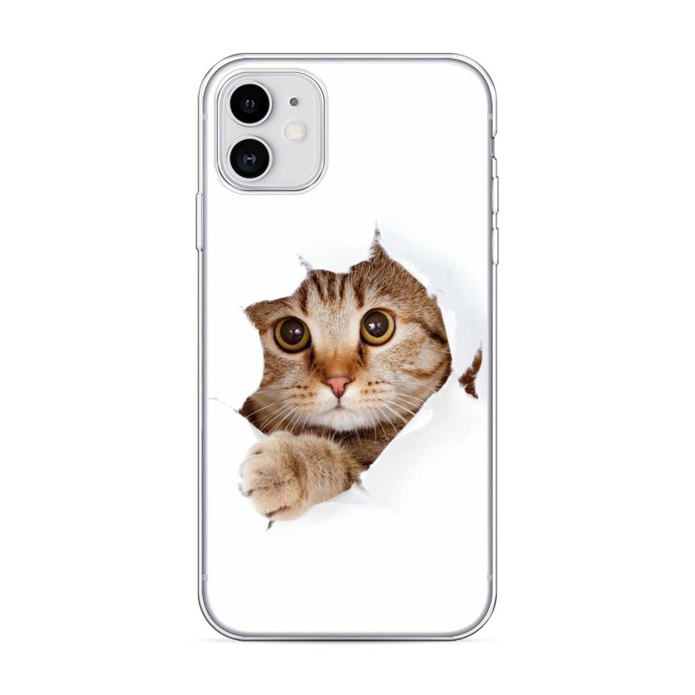 

Чехол Awog для Apple iPhone 11 "Кот и бумага"