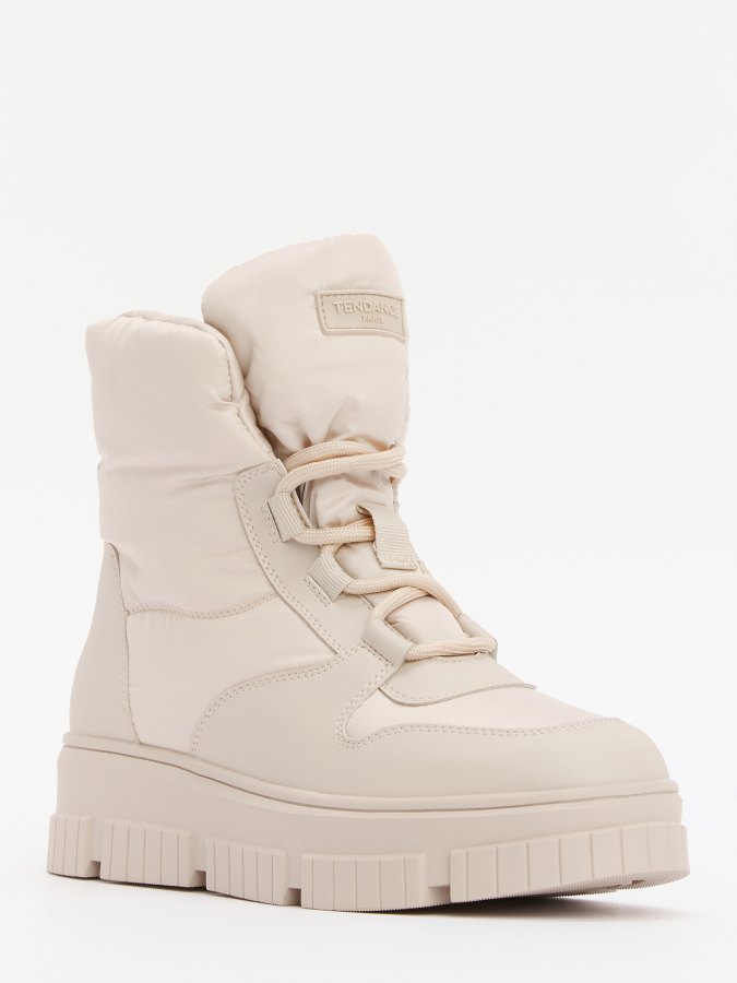 

Дутики женские Tendance AJ1593-6-1 бежевые 37 EU, Бежевый, AJ1593-6-1