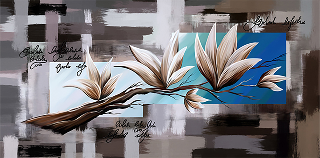 

Картина на холсте с подрамником ХитАрт Волшебство на ветке 100x50 см, 4170