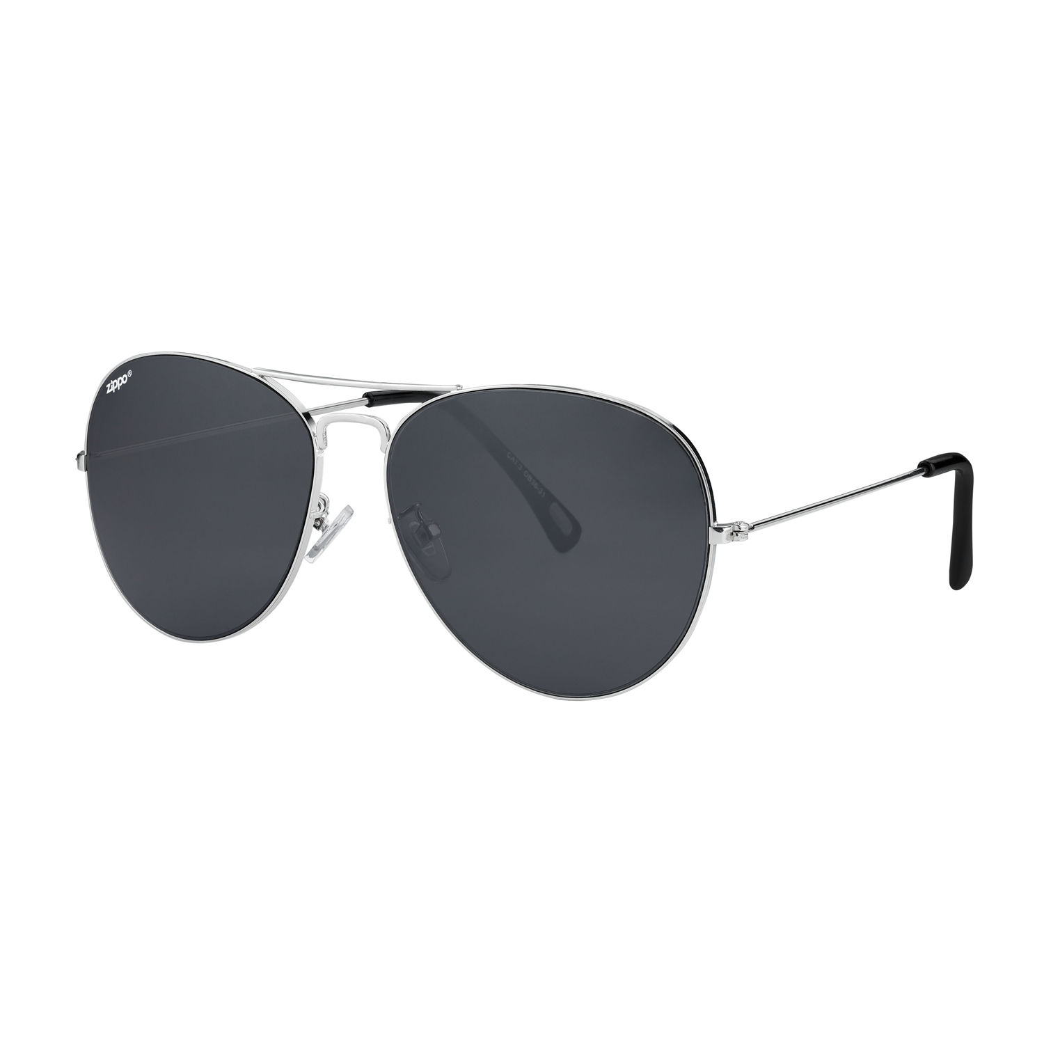 Солнцезащитные очки унисекс Zippo OB36-31 серебристые