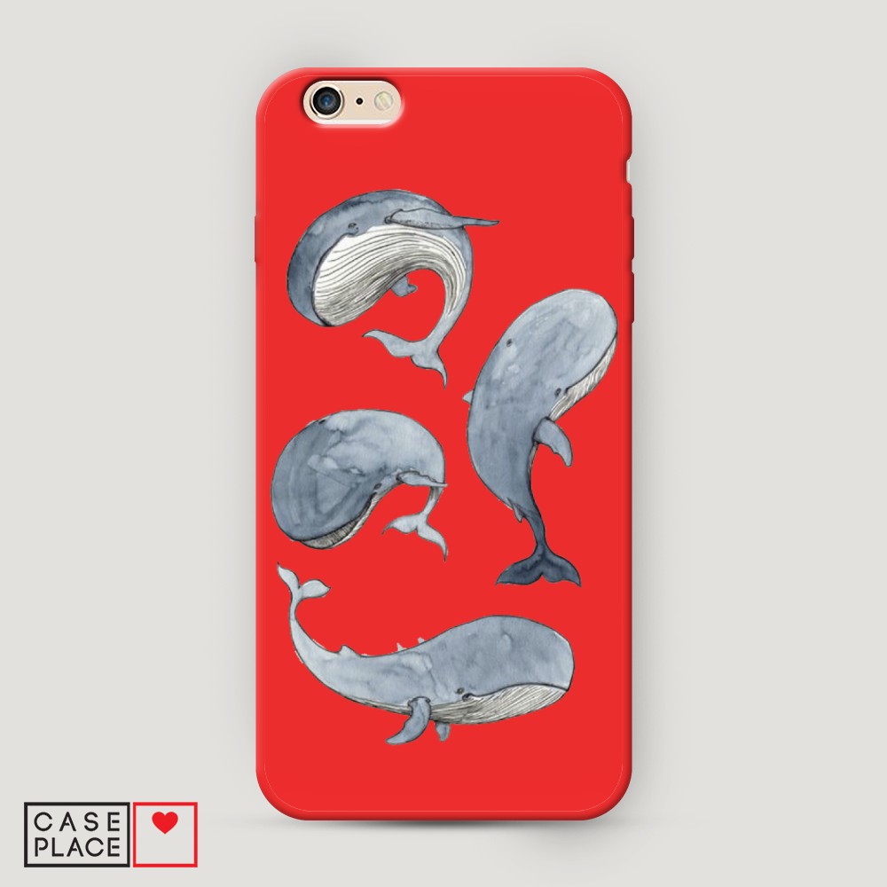 

Чехол Awog на Apple iPhone 6 Plus / Айфон 6 Plus "Киты", Разноцветный, 10553-1