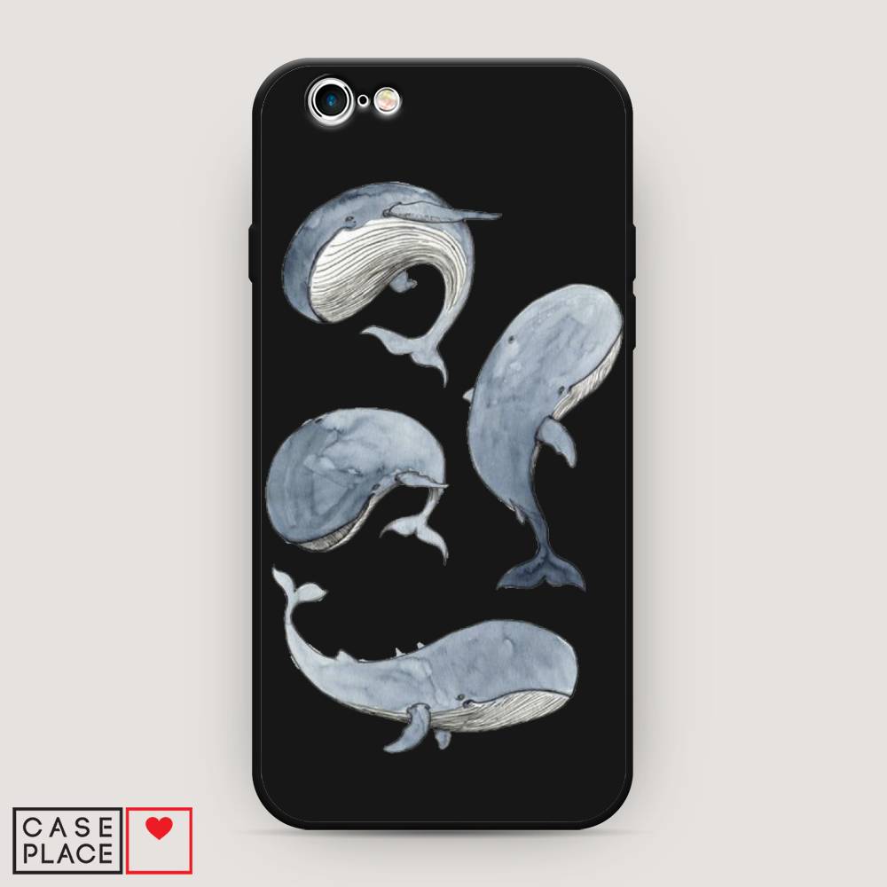 

Чехол Awog на Apple iPhone 6S / Айфон 6S "Киты", Разноцветный, 0104S52-1