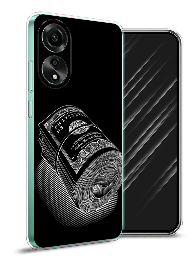 

Чехол Awog на Oppo A78 4G "Кубышка денег", Черный;серебристый, 2514750-1