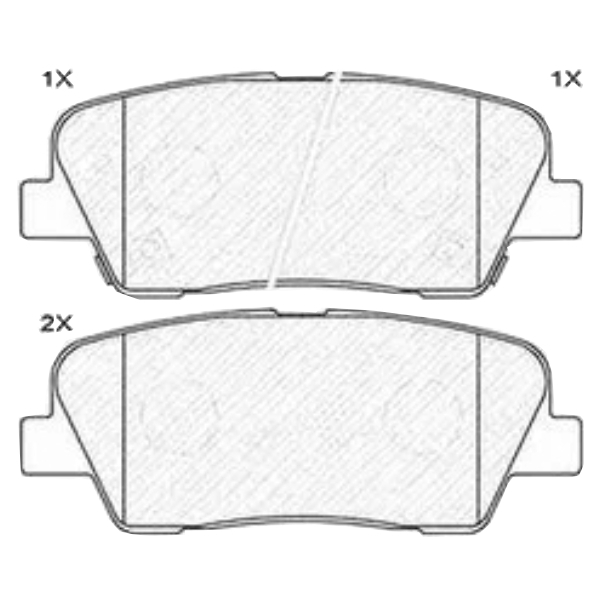 

Тормозные колодки AywiParts дисковые AW1810569