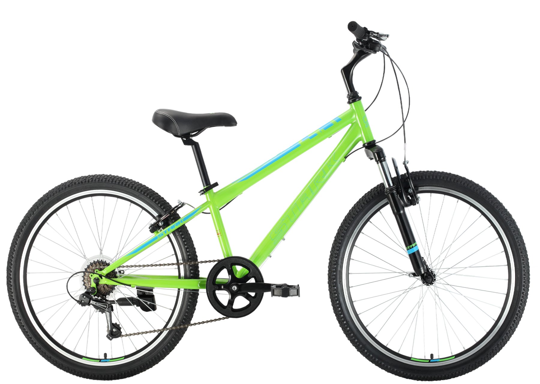 Велосипед STARK Respect 24.1 V Steel-23г. (зеленый-синий-зеленый)