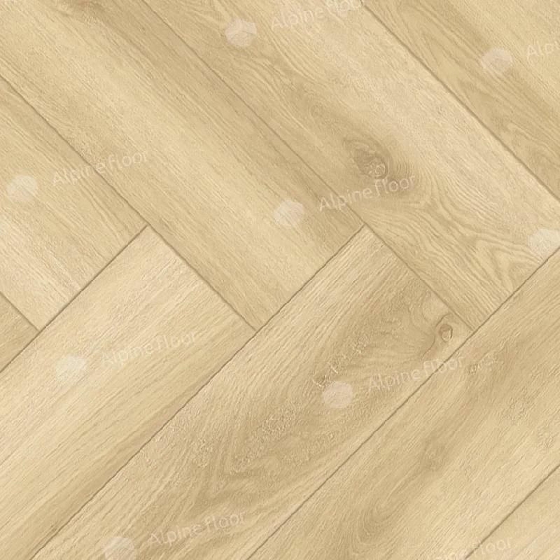 

Ламинат Alpine Floor Herringbone 8/33 4V LF102-05 Дуб Шампань 606x101 2.2 м2, Светло-бежевый, Herringbone