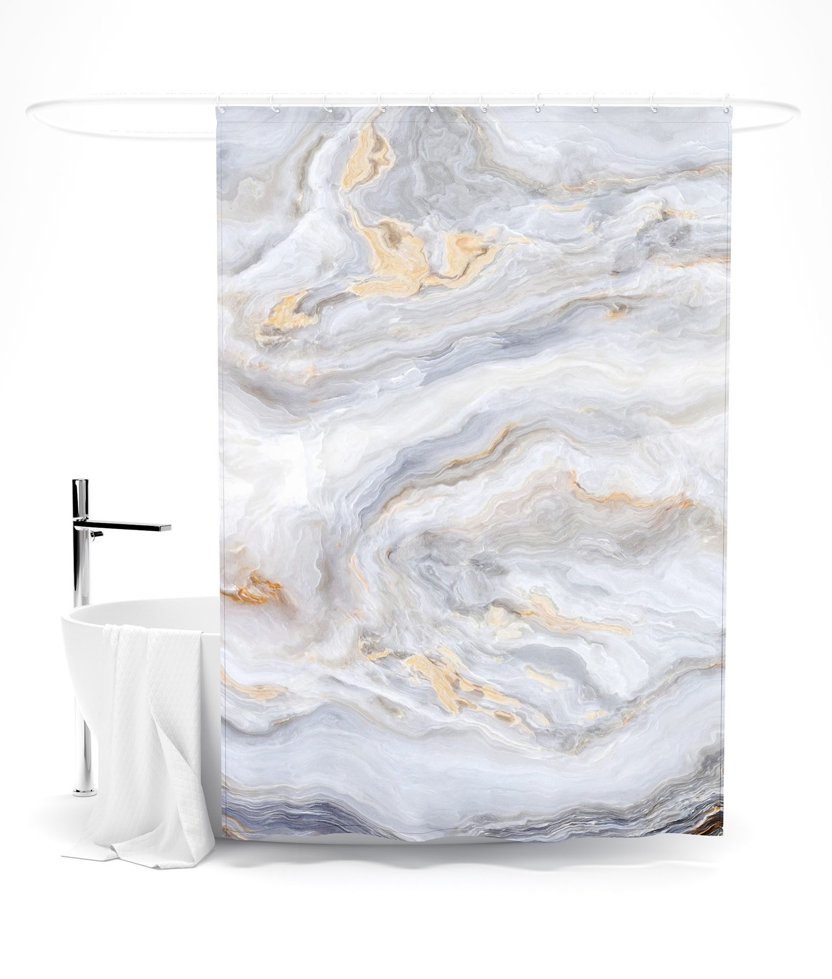 Сирень ШТОК056-14351 Шторка для ванной 