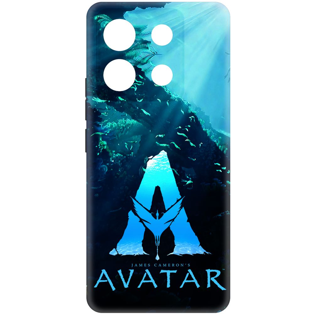 

Чехол-накладка Krutoff Soft Case Аватар - Цветное лого для Poco X6 черный