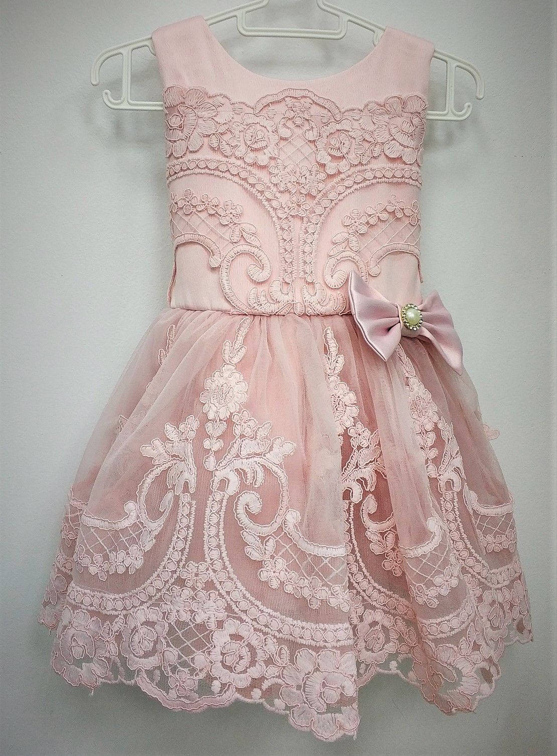 Платье детское Luxury Baby Принцесса цв. белый; розовый р. 92