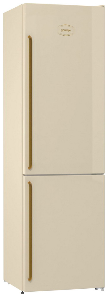 Холодильник Gorenje NRK 6202 CLI бежевый холодильник gorenje nrk6201sybk