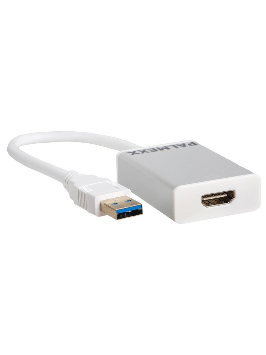 

Переходник Palmexx USB 3.0 - HDMI вилка-розетка 0.15м PX/USB-HDMI, Белый