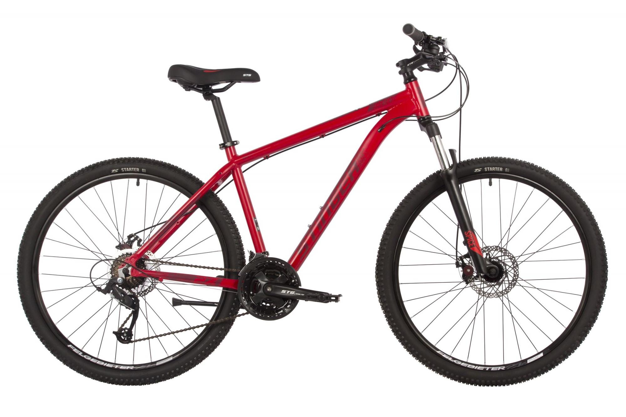 

Велосипед STINGER Element Evo Se 27,5" -20"-22г. (красный) 27AHD.ELEMEVO.20RD22