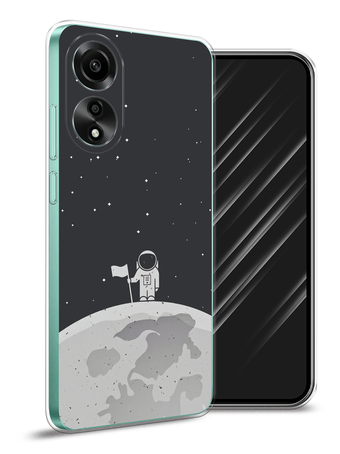 

Чехол Awog на Oppo A78 4G "Первый на Луне", Черный, 2514750-1