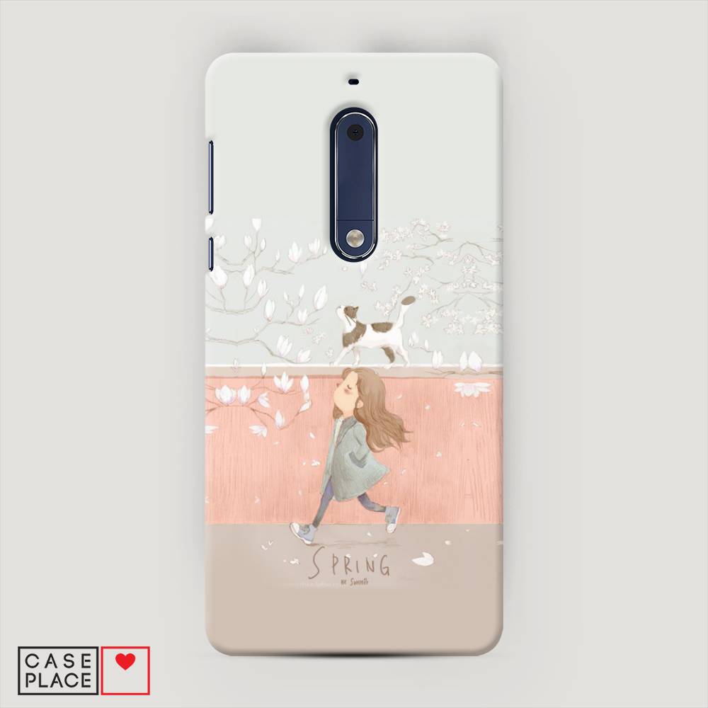 

Чехол Awog "Девочка-весна" для Nokia 5, 120220-5