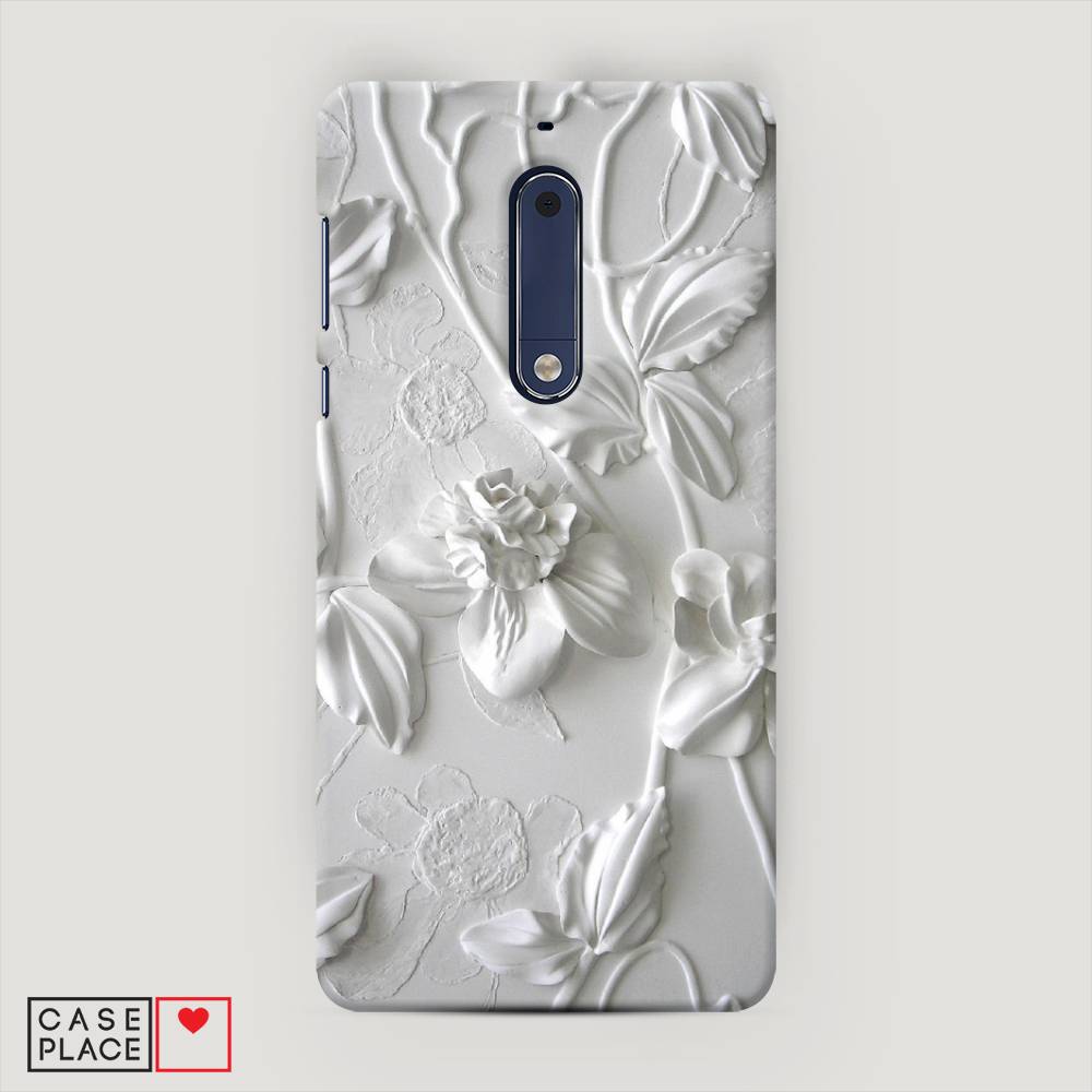 

Чехол Awog "Гипсовые цветы" для Nokia 5, 120220-5