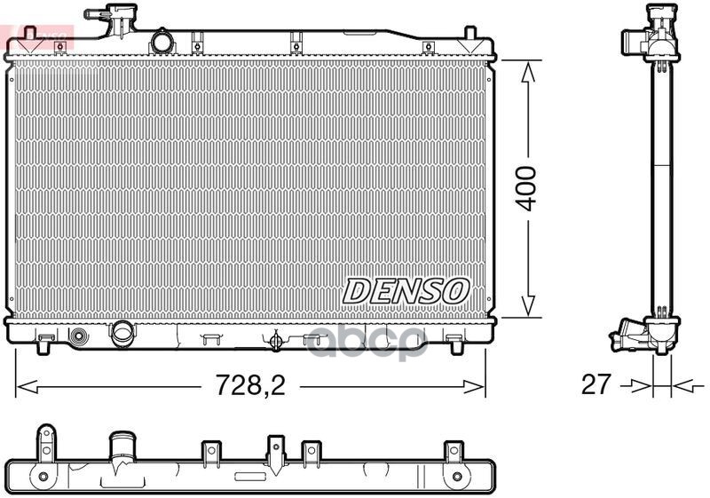 

DENSO DRM40050 Радиатор 1шт