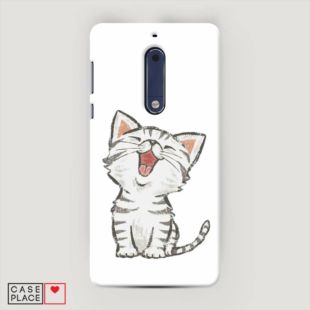 

Чехол Awog "Котенок рисованный" для Nokia 5, 120220-1