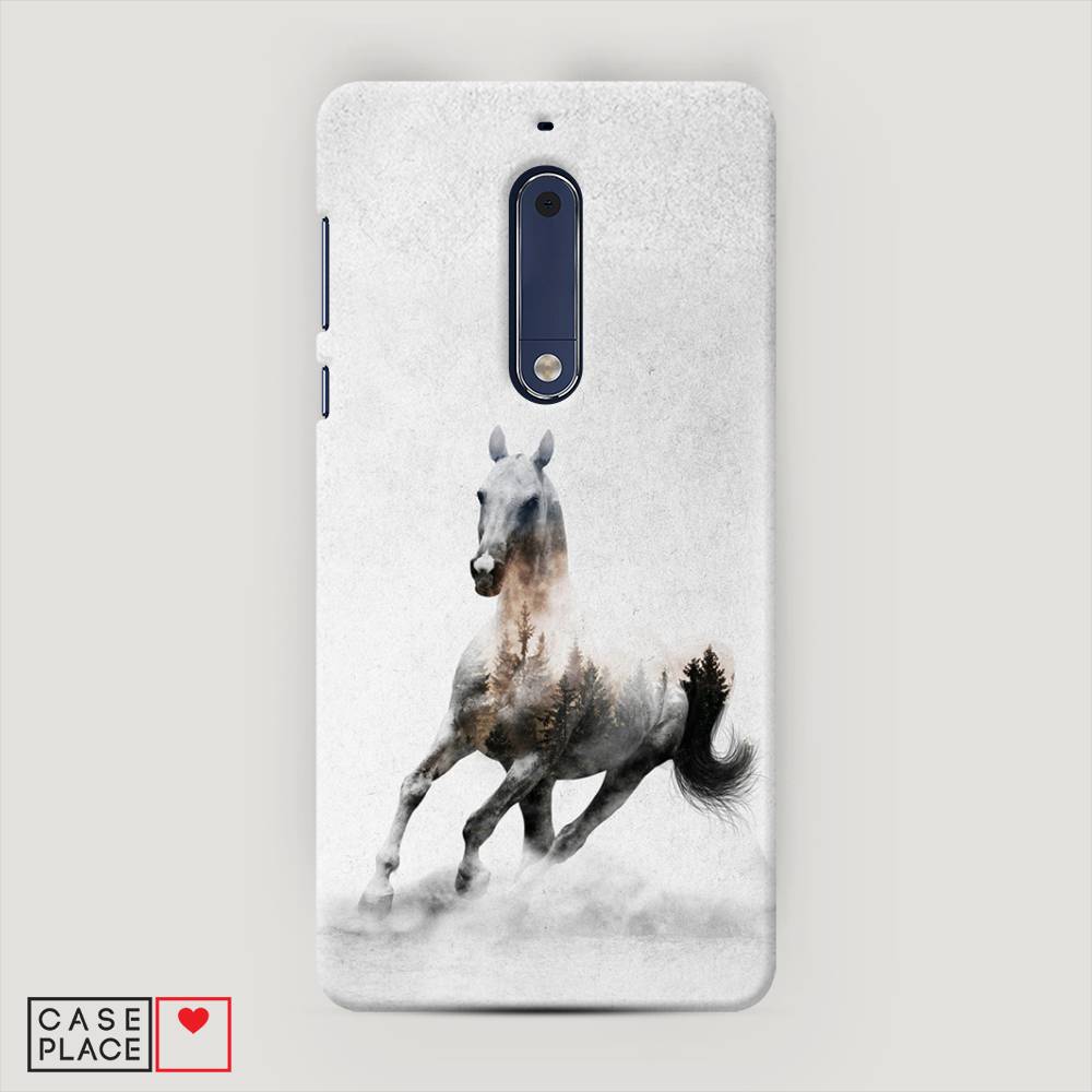 

Чехол Awog "Лошадь лес" для Nokia 5, 120220-1