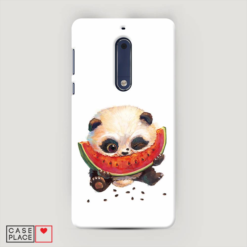 

Чехол Awog "Малыш панды с арбузом" для Nokia 5, 120220-1