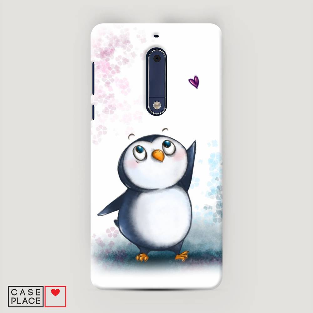 

Чехол Awog "Пингвин и сердечко" для Nokia 5, 120220-1