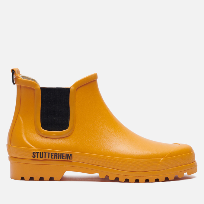 Резиновые ботинки унисекс Stutterheim Chelsea Rainwalker желтые 44 RU