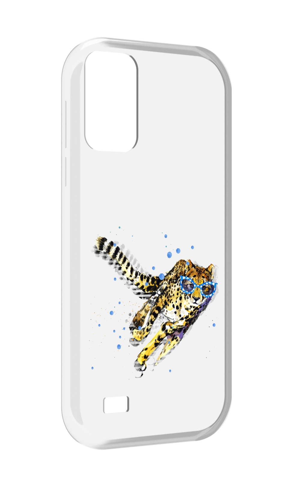 

Чехол MyPads гепард в очках для Oukitel C31, Прозрачный, Tocco