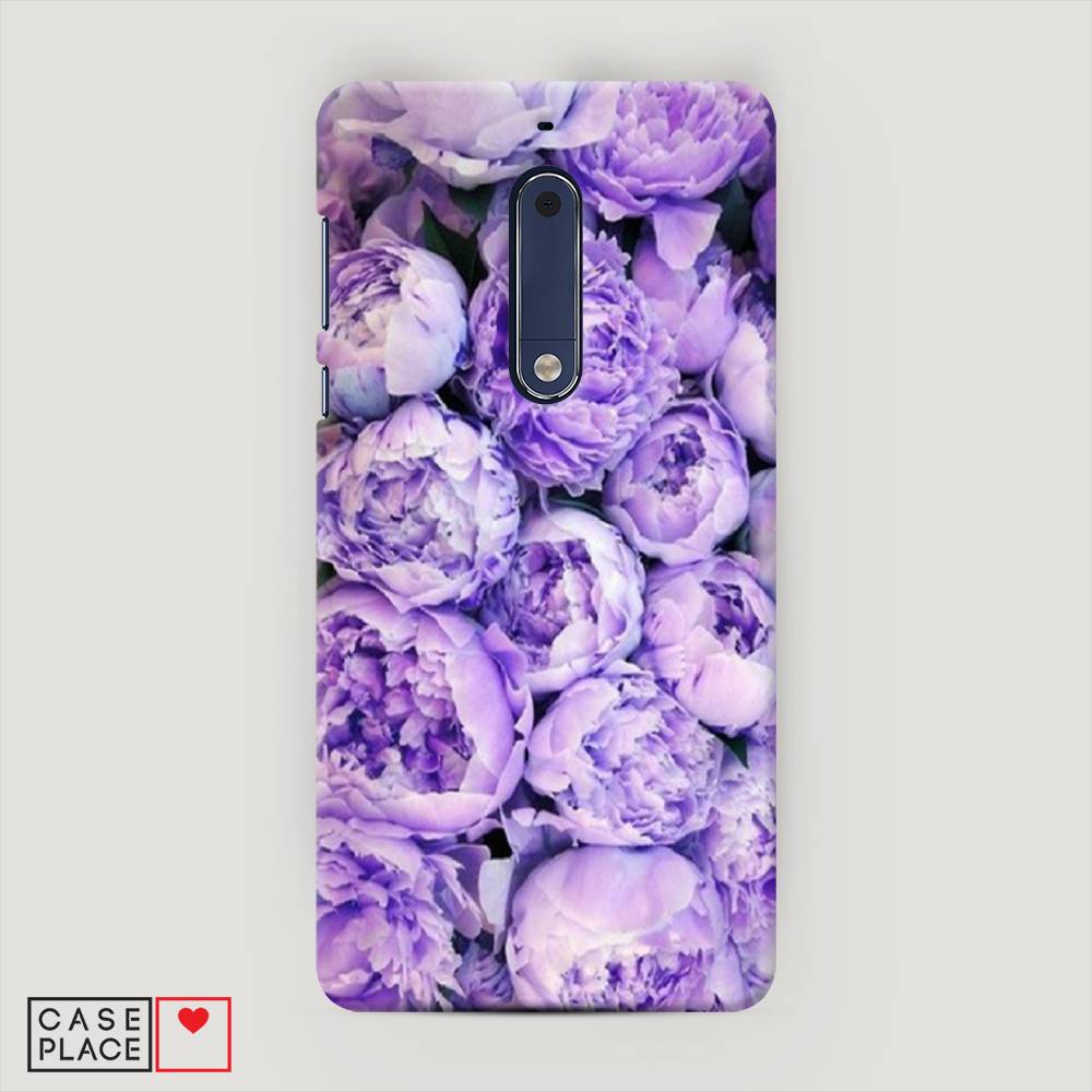 

Чехол Awog "Пионы сиреневые" для Nokia 5, 120220-6