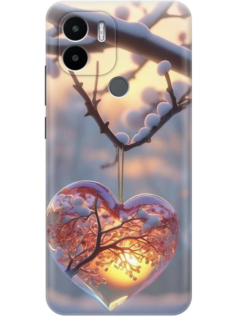 

Силиконовый чехол на Xiaomi Redmi A1+ / A2+ / Poco C50 / C51 с принтом "Ледяное сердце", Прозрачный;белый;желтый;оранжевый, 762092191