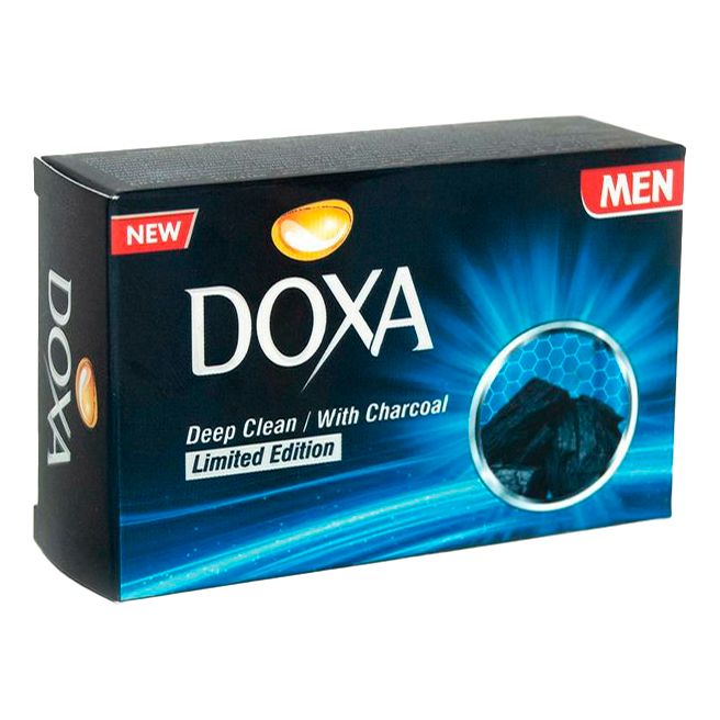 Туалетное мыло твердое Doxa Активированный уголь 90 г