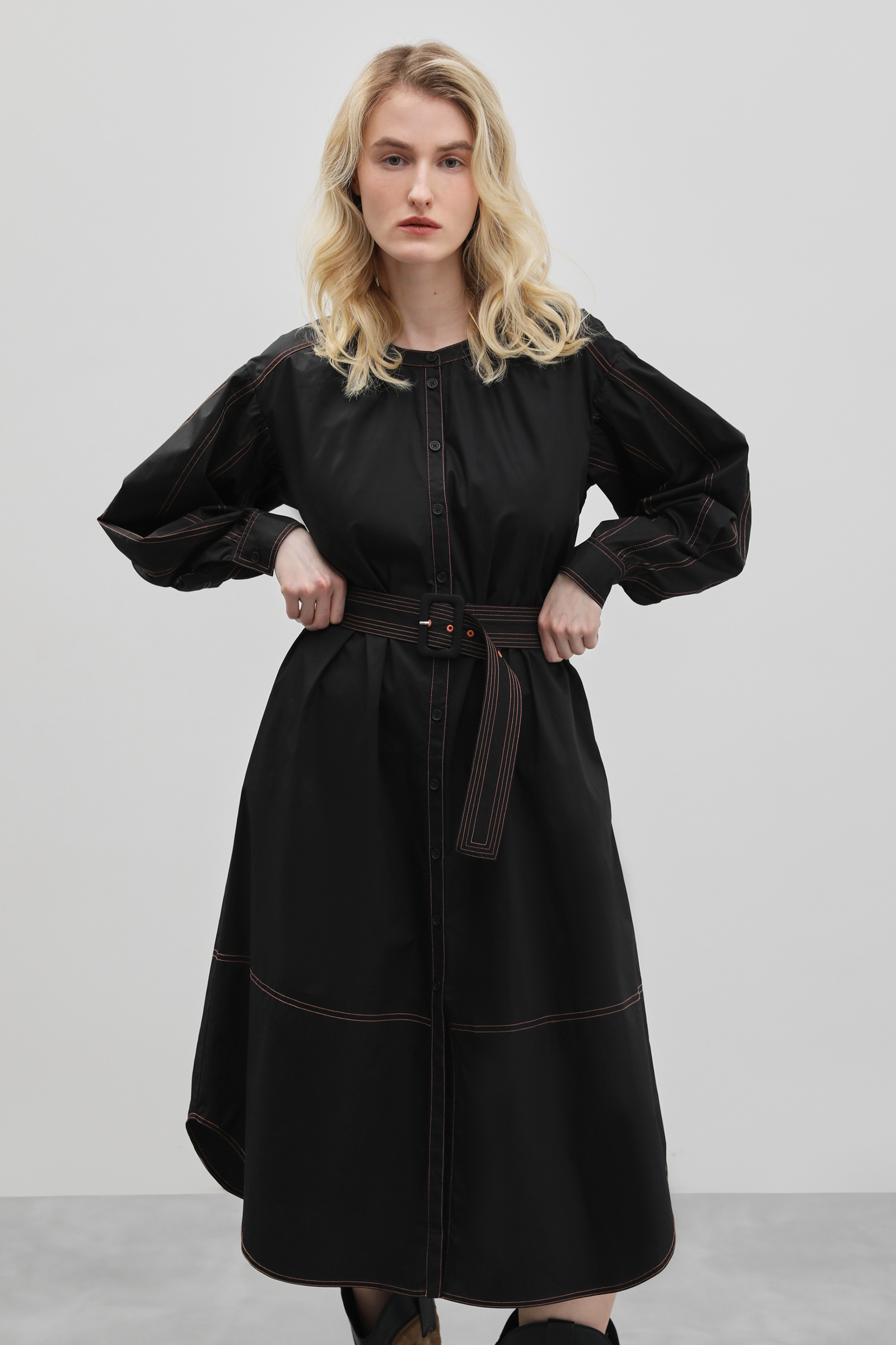 

Платье женское Finn Flare FBD110148 черное S, FBD110148