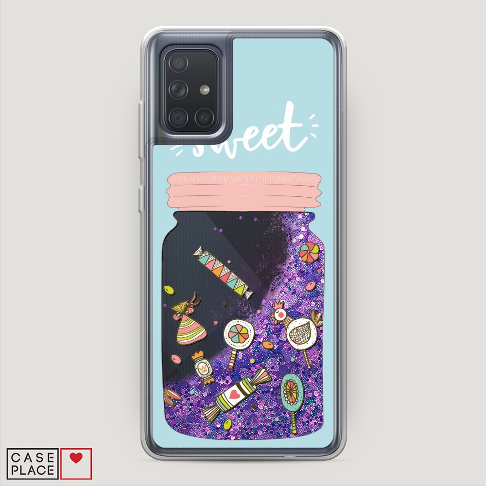 

Чехол Awog на Samsung Galaxy A71 4G "Конфетки в банке", Разноцветный, 29092-1