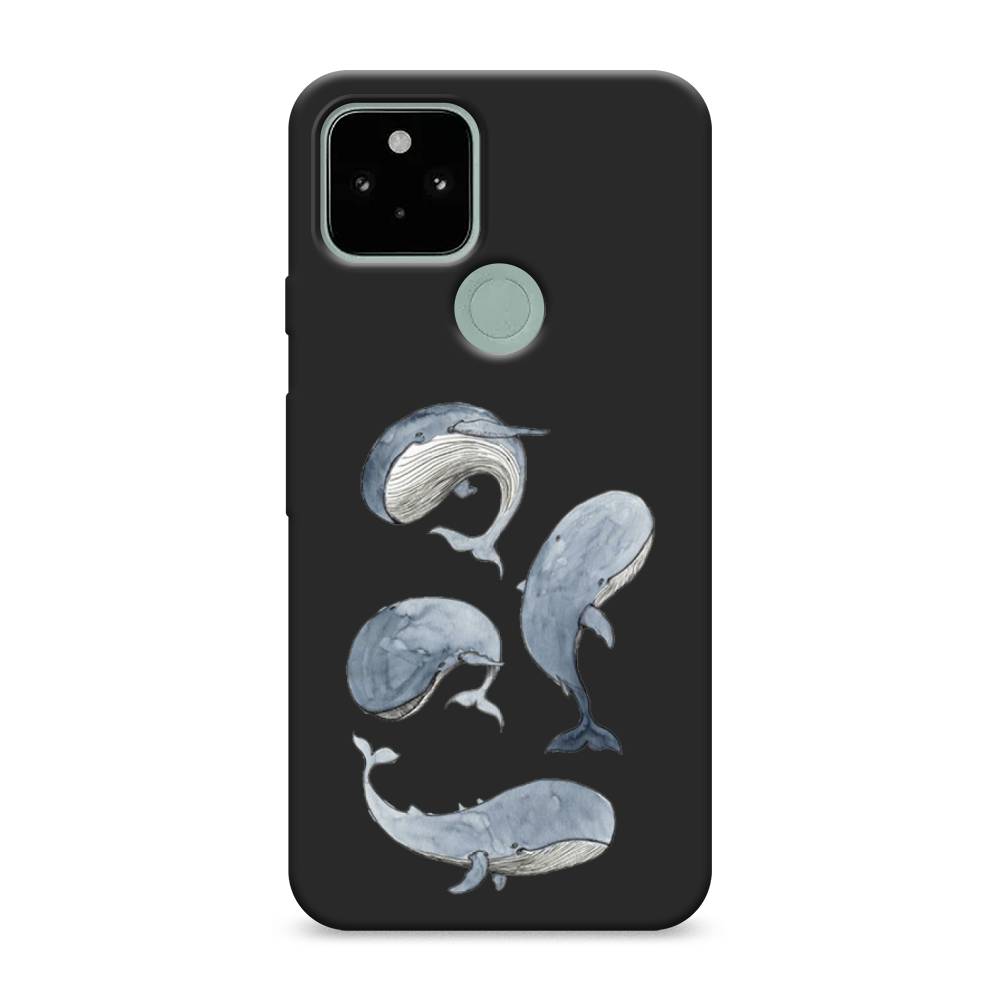 

Чехол Awog на Google Pixel 5A "Киты", Разноцветный, 271052-1