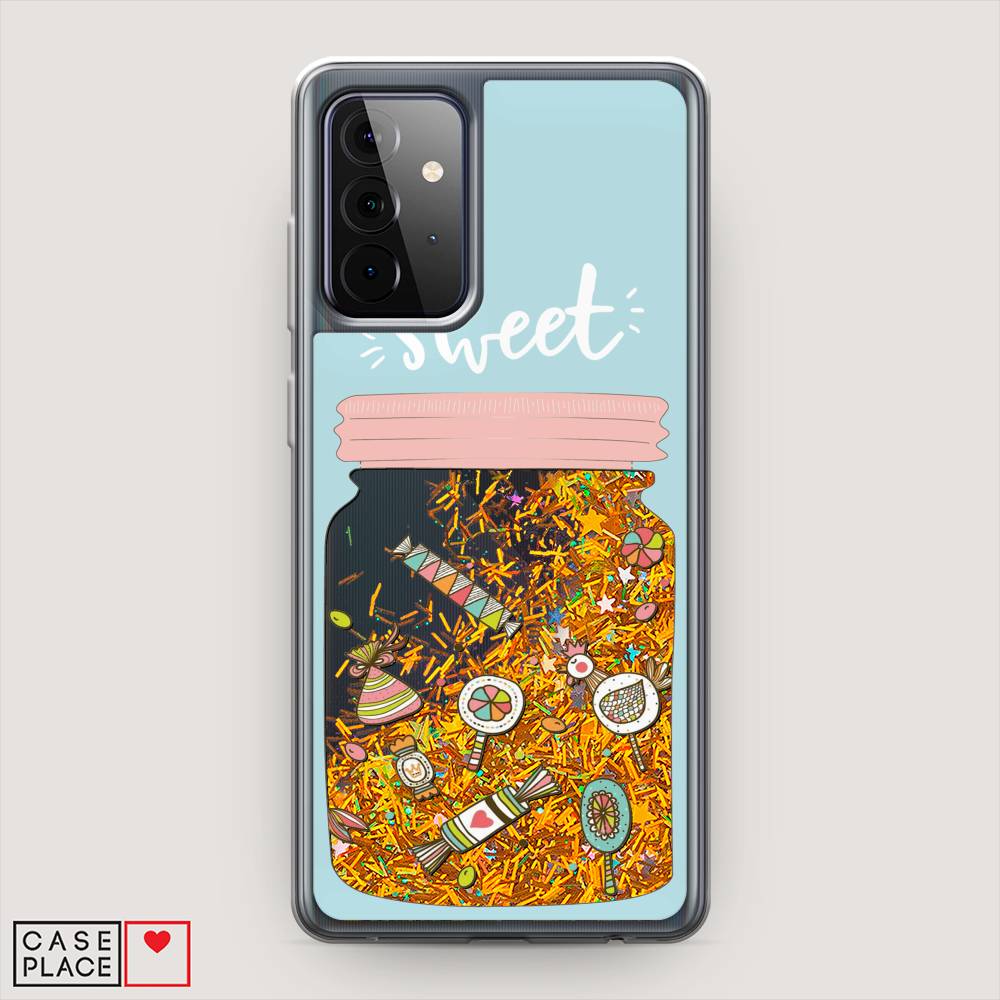 

Чехол Awog на Samsung Galaxy A72 / Самсунг A72 "Конфетки в банке", Разноцветный, 2101990-1