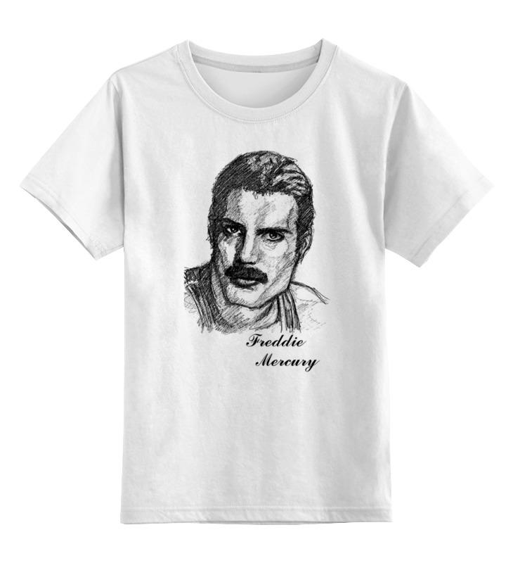 

Футболка детская Printio Freddie mercury - queen цв. белый р. 116, Freddie mercury - queen