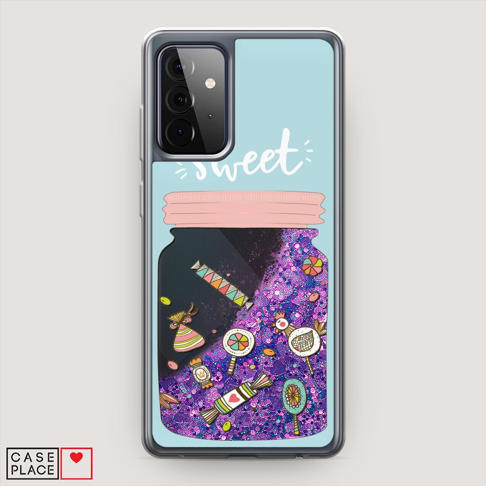

Чехол Awog на Samsung Galaxy A72 / Самсунг A72 "Конфетки в банке", Разноцветный, 2101992-1