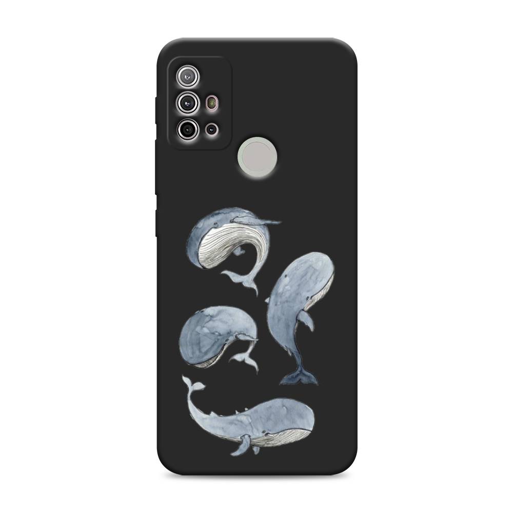 

Чехол Awog на Lenovo K13 Note/Motorola Moto G10/G20/G30 "Киты", Разноцветный, 242152-1