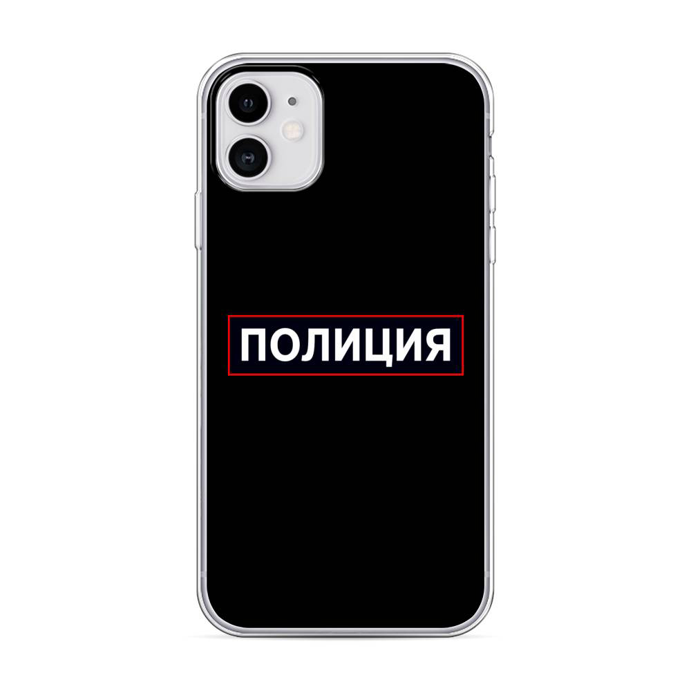 фото Чехол awog для apple iphone 11 "police logo"