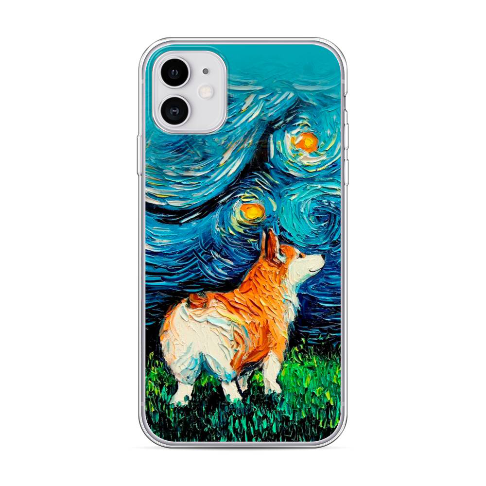 

Чехол Awog для Apple iPhone 11 "Корги звёздная ночь"