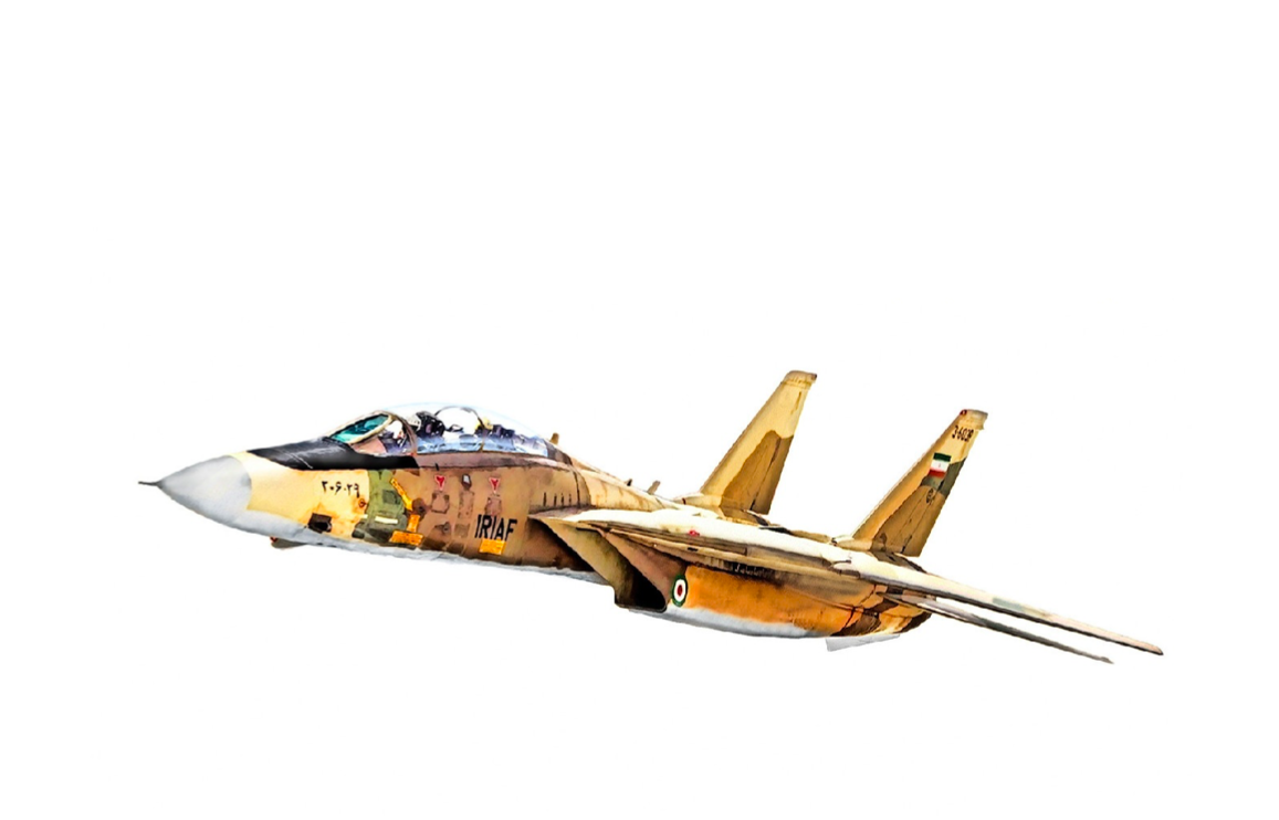 QD72024 3D Декаль интерьера кабины F-14A для модели Academy