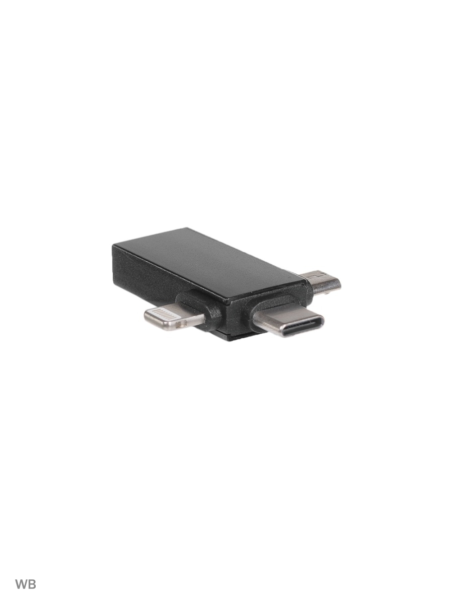 

Переходник с порта USB3.0 в Lightning, microUSB и USB Type-C