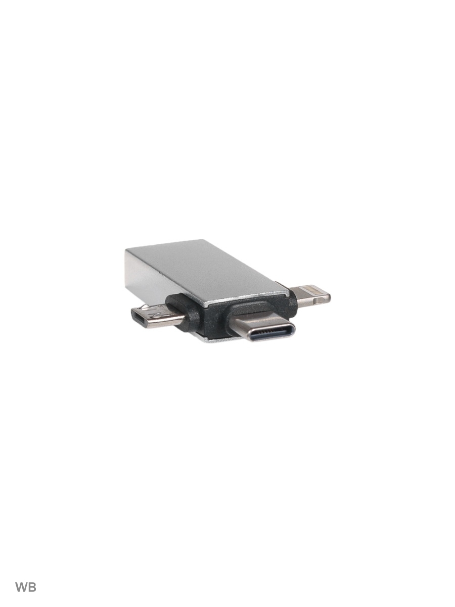

Переходник с порта USB3.0 в Lightning, microUSB и USB Type-C