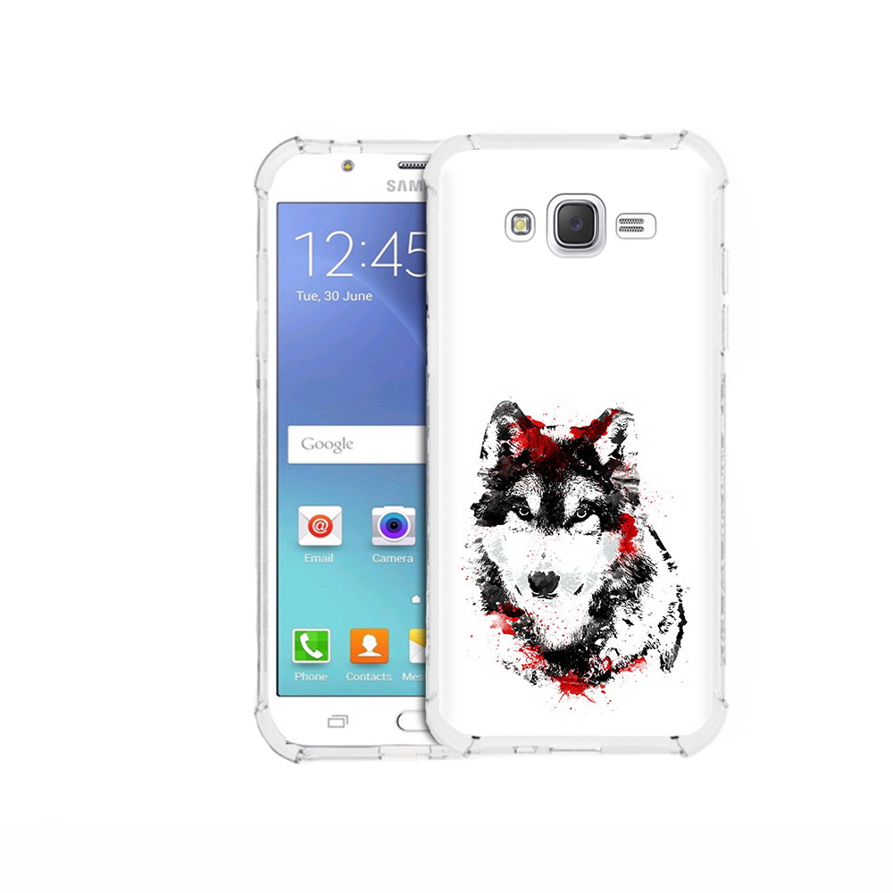 

Чехол MyPads Tocco для Samsung Galaxy J5 (2015) кровавый волк (PT15272.579.416), Прозрачный, Tocco