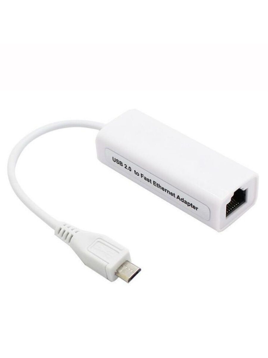 фото Переходник palmexx micro usb - rj45 вилка-розетка 0.15м (px/musb-eth)