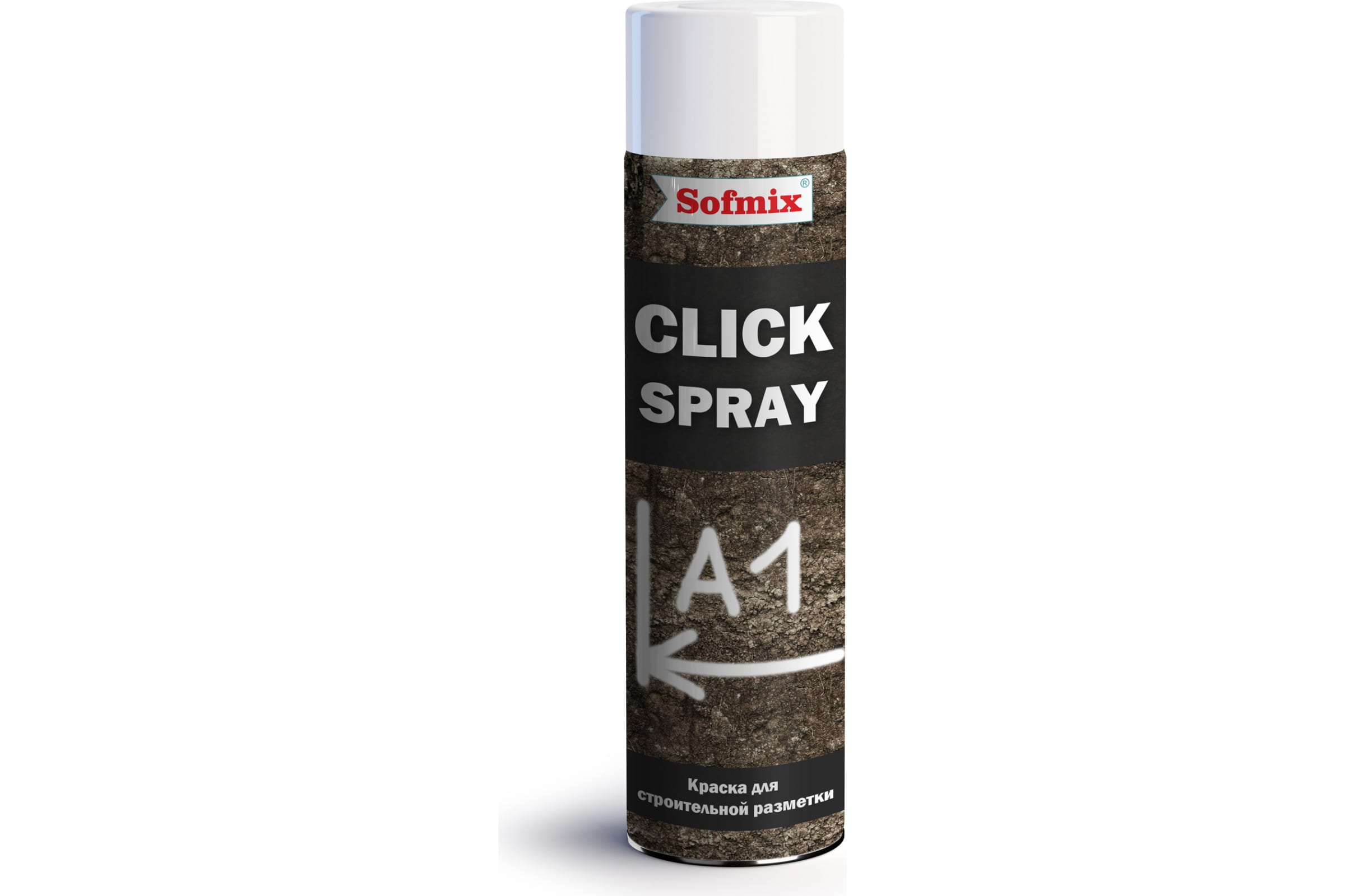 фото Краска sofmix click spray временная разметка, белый ст-00003136