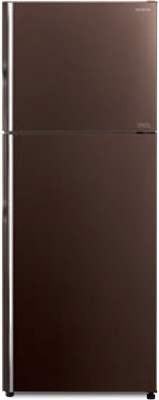 фото Холодильник hitachi r-vg 472 pu8 gbw brown glass