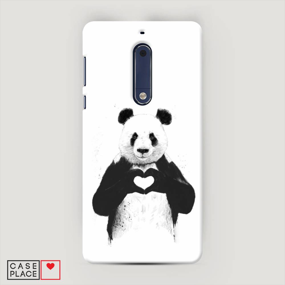 

Чехол Awog "Панда love" для Nokia 5, 120220-7