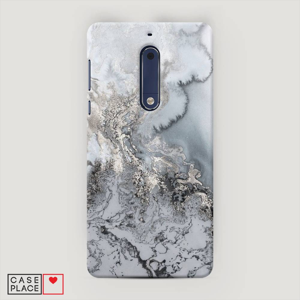 

Чехол Awog "Морозная лавина серая" для Nokia 5, 120220-2