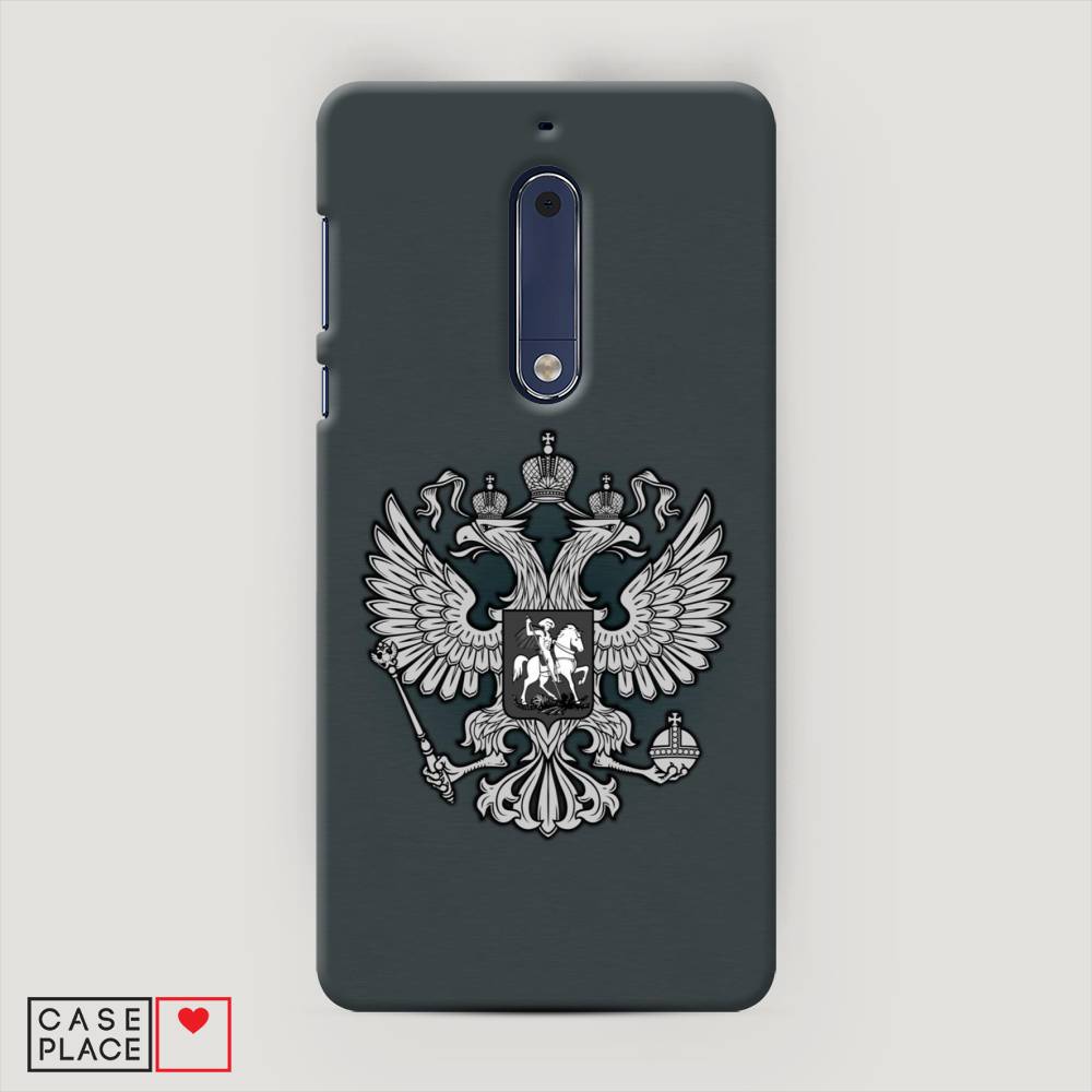 

Чехол Awog "Герб России серый" для Nokia 5, 120220-4