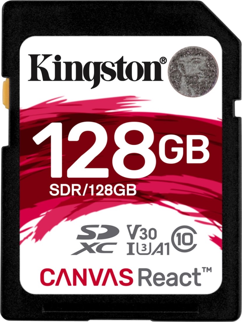 фото Карта памяти kingston canvas react sdxc 128gb (sdr/128gb)