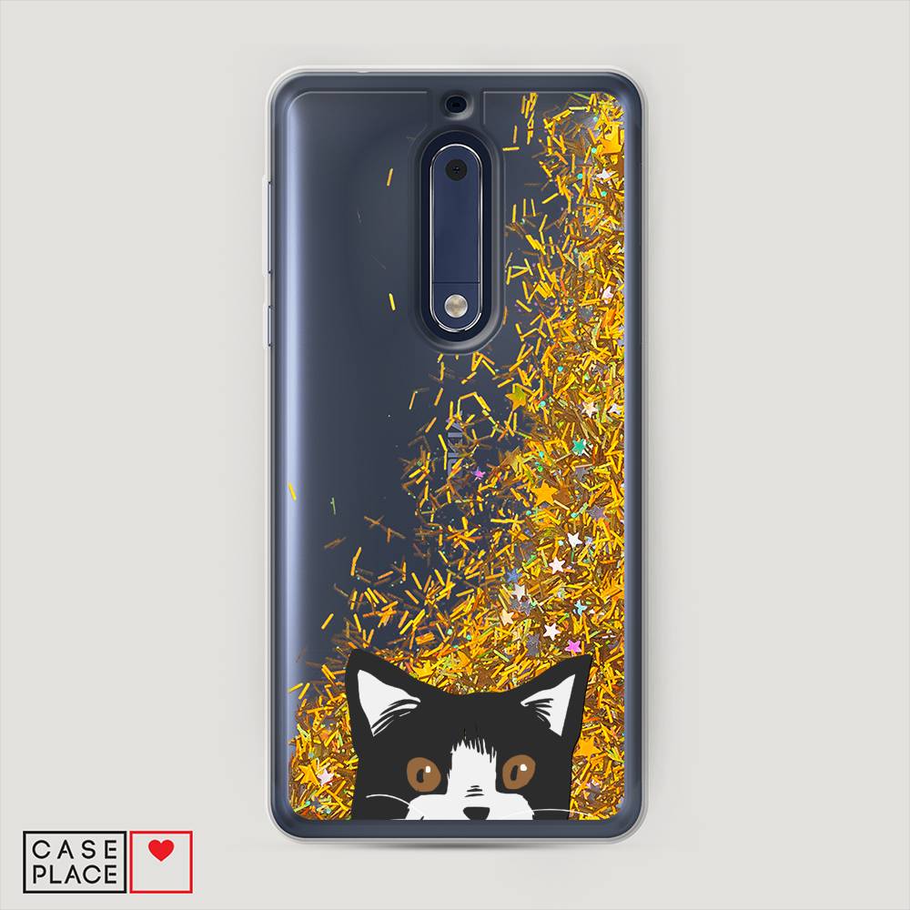 

Чехол Awog "Подглядывающий кот" для Nokia 5, 120290-1